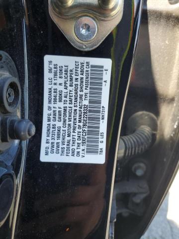 2016 HONDA CIVIC EX 19XFC2F78GE228332
