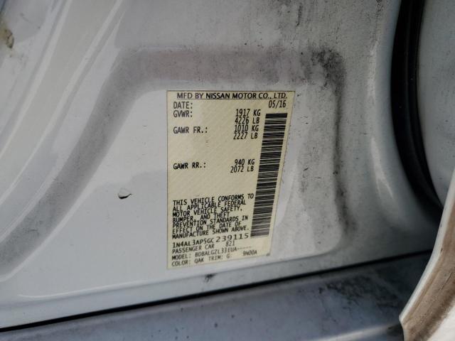 2016 NISSAN ALTIMA 2.5 - 1N4AL3AP5GC239115