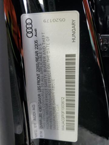 2015 AUDI A3 PREMIUM WAUACGFF0F1003612