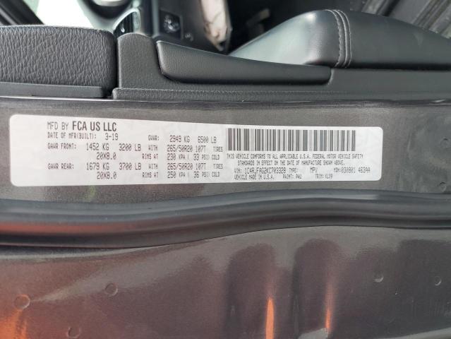 2019 JEEP GRAND CHER 1C4RJFAG2KC703328