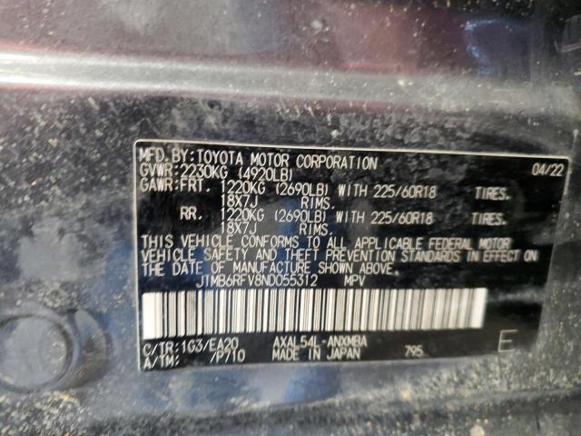 2022 TOYOTA RAV4 XLE P JTMB6RFV8ND055312