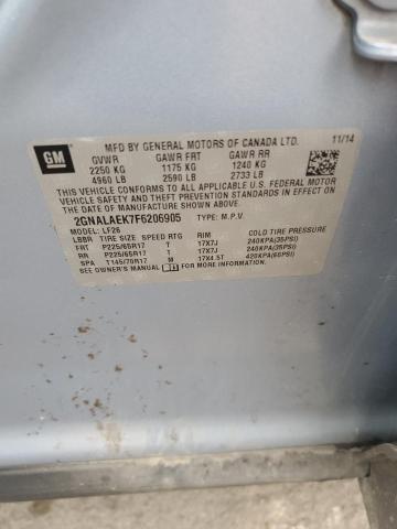 2015 CHEVROLET EQUINOX LS 2GNALAEK7F6206905