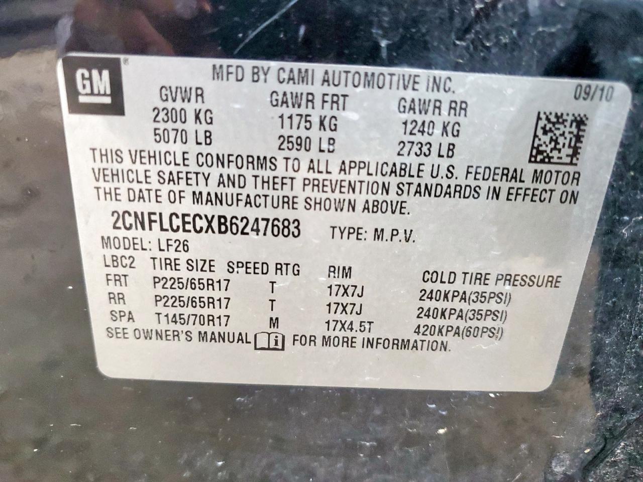 CHEVROLET EQUINOX LS