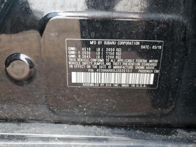 2018 SUBARU LEGACY 2.5 #3302711008