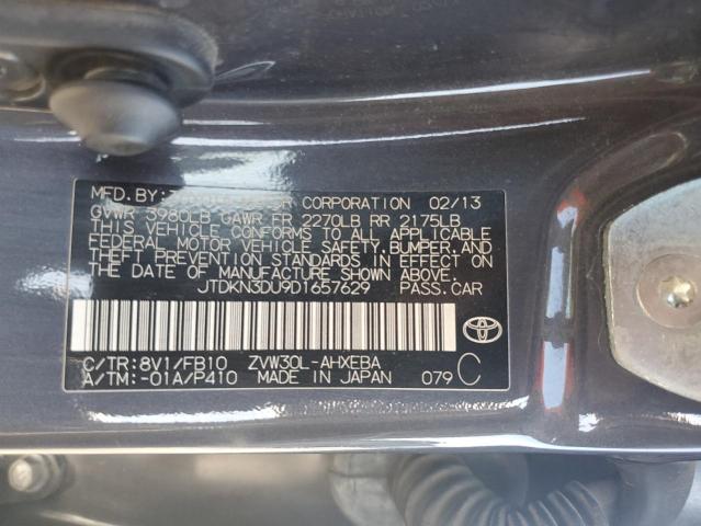 2013 TOYOTA PRIUS - JTDKN3DU9D1657629