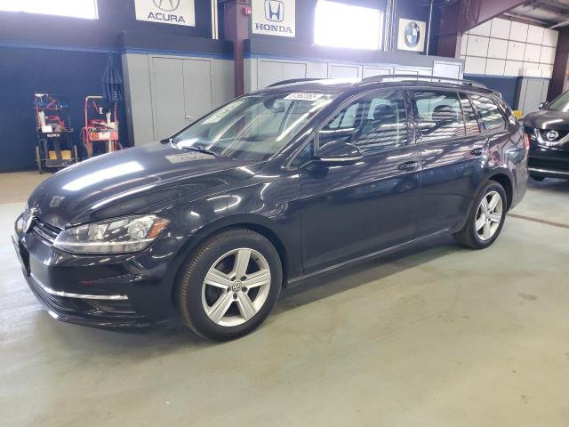 VOLK GOLF SPORTWAGEN S 2018 black  gas 3VWD17AU0JM756335 photo #1