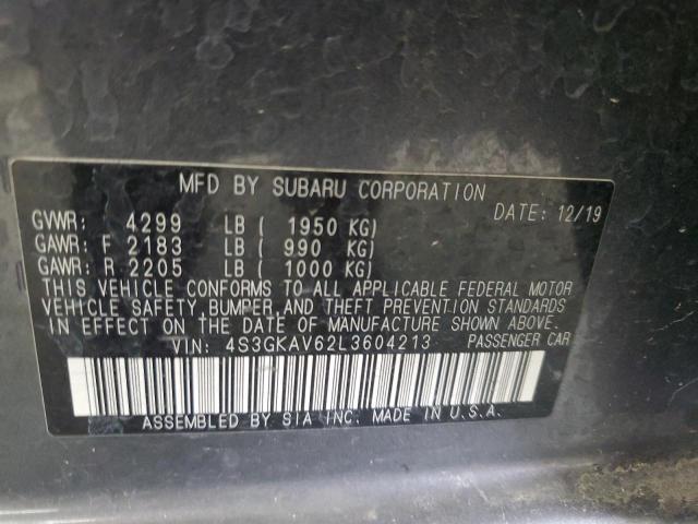 2020 SUBARU IMPREZA PR - 4S3GKAV62L3604213