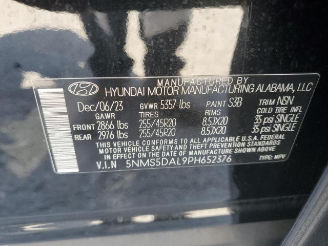 2023 HYUNDAI SANTA FE CALLIGRAPHY 5NMS5DAL9PH652376