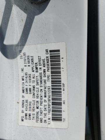 2015 HONDA ACCORD HYB 1HGCR6F38FA012263