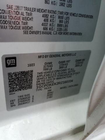 2024 CHEVROLET SILVERADO - 1GCPDKEK2RZ160334