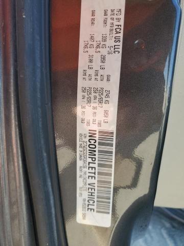 2016 DODGE GRAND CARA 2C7WDGCG3GR364156