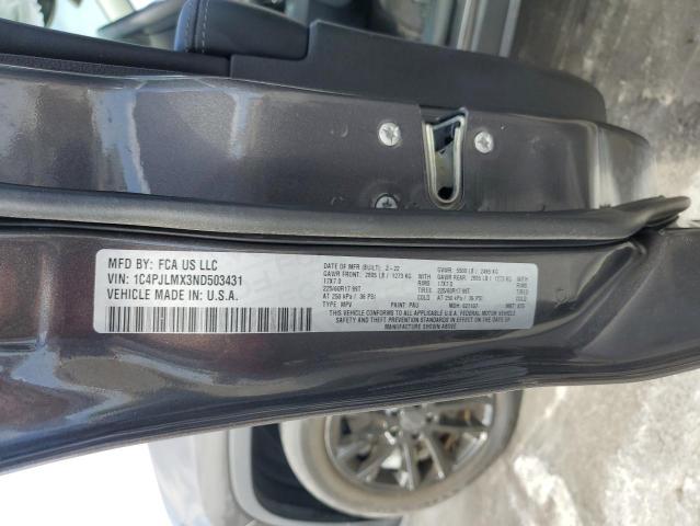 2022 JEEP CHEROKEE L 1C4PJLMX3ND503431