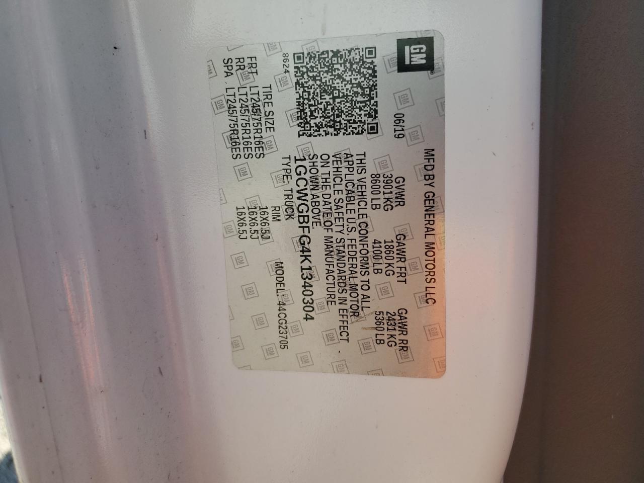 CHEVROLET EXPRESS G2500