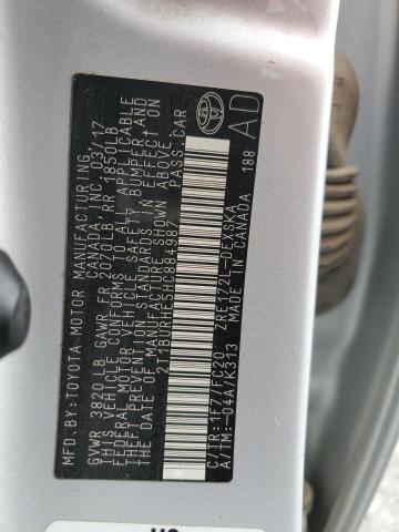2017 TOYOTA COROLLA SE 2T1BURHE5HC884987