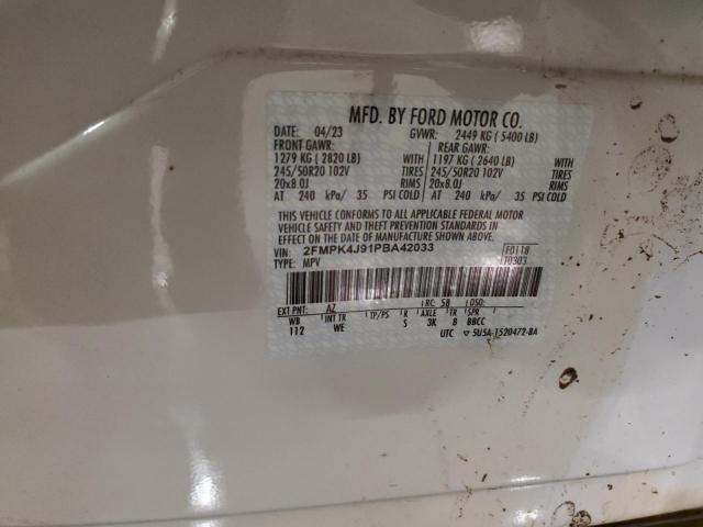 2023 FORD EDGE SEL 2FMPK4J91PBA42033