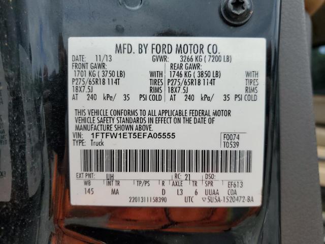 2014 FORD F150 SUPER - 1FTFW1ET5EFA05555