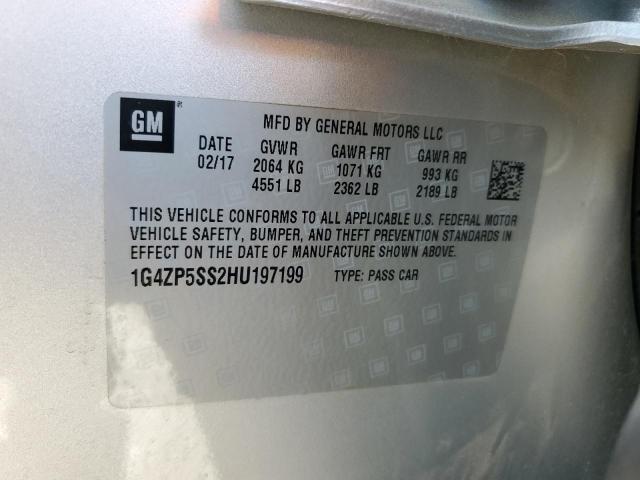 2017 BUICK LACROSSE ESSENCE - 1G4ZP5SS2HU197199