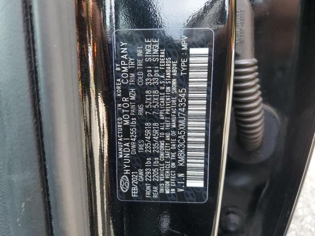 2021 HYUNDAI KONA LIMIT KM8K3CA5XMU743545