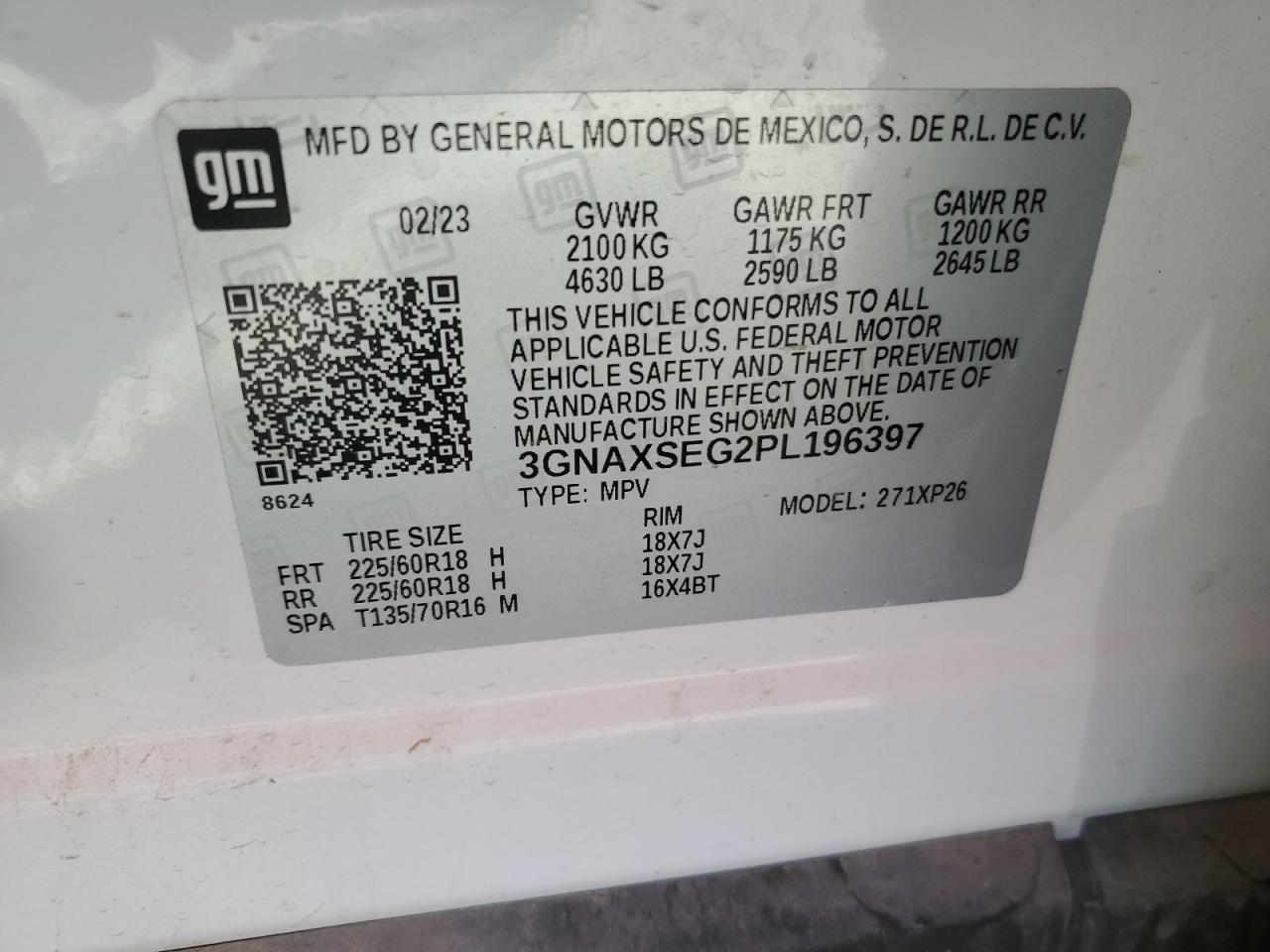 CHEVROLET EQUINOX LS