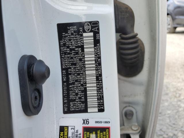 2015 TOYOTA COROLLA L 2T1BURHE0FC316742