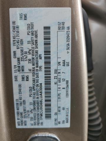 2020 FORD ESCAPE SE 1FMCU0G68LUA83004