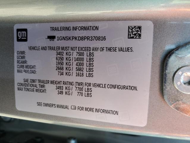 2023 CHEVROLET TAHOE K150 1GNSKPKD8PR370816
