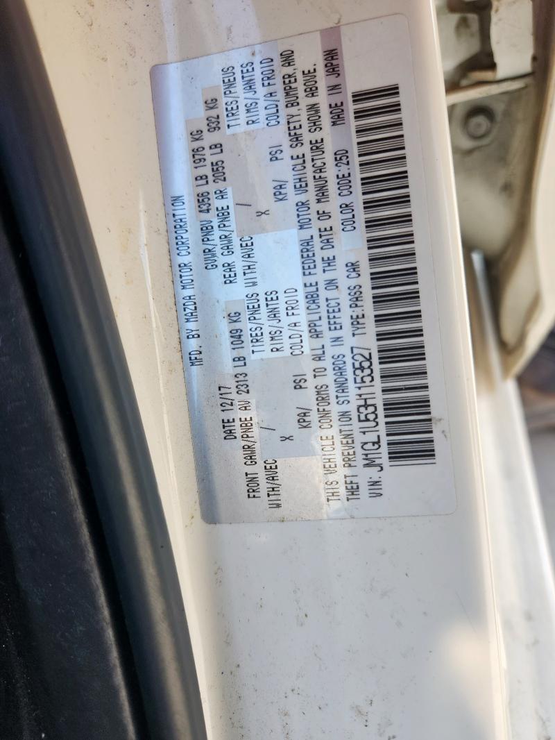 2017 MAZDA 6 SPORT JM1GL1U53H1153527
