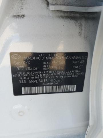 2020 HYUNDAI ELANTRA SE 5NPD74LF5LH540570