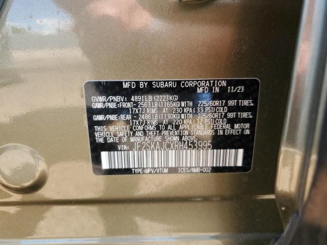 2024 SUBARU FORESTER W - JF2SKAJCXRH453995