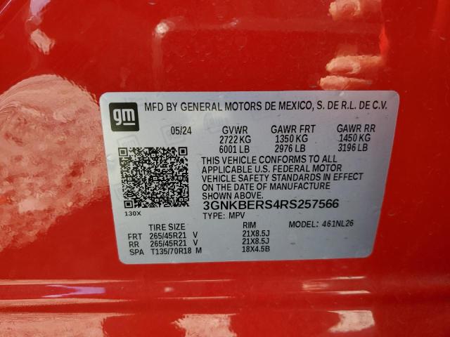 2024 CHEVROLET BLAZER RS - 3GNKBERS4RS257566