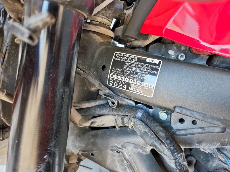 2024 HONDA CBR650 R - MLHRH1551R5000886