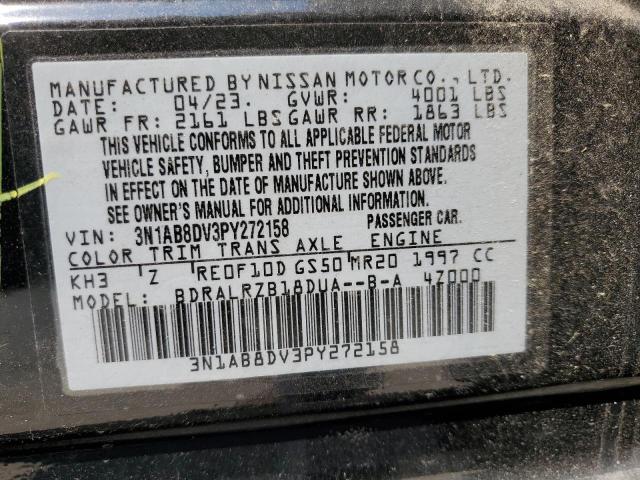 2023 NISSAN SENTRA SR 3N1AB8DV3PY272158