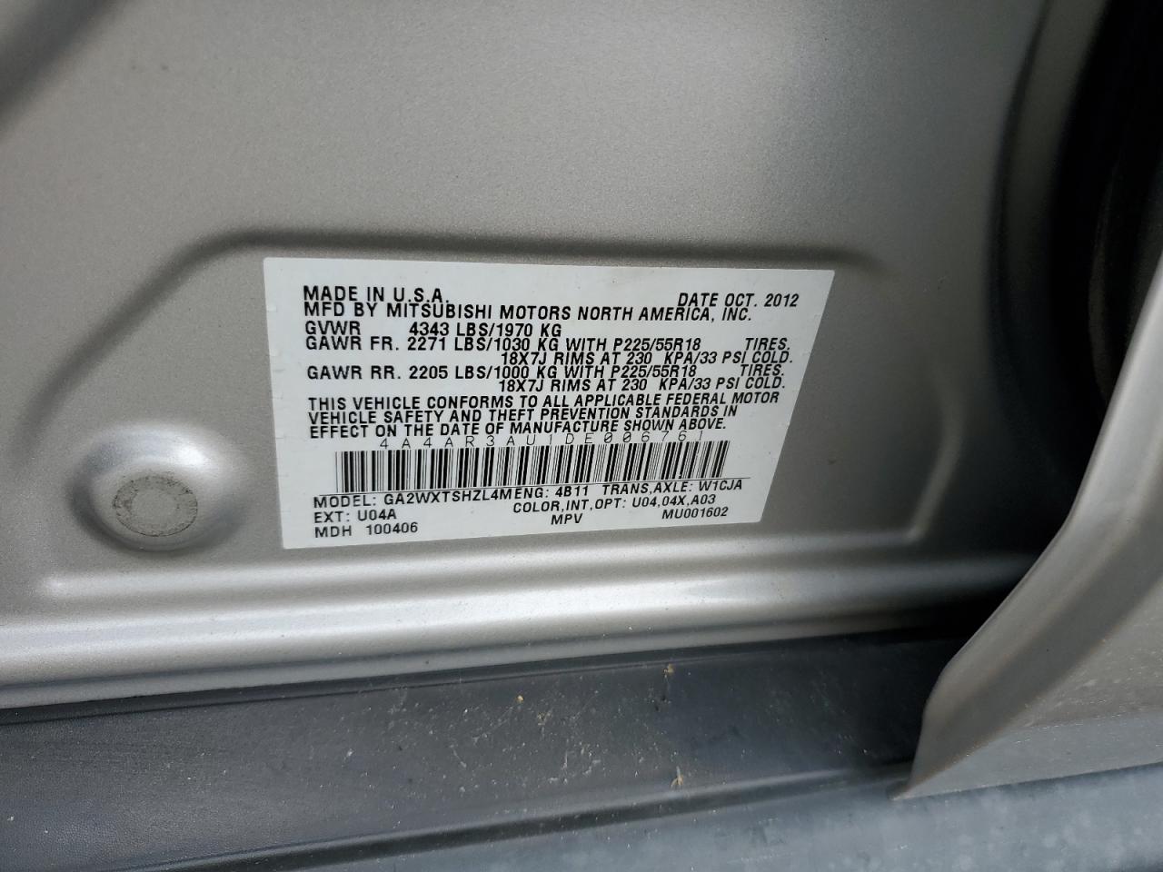 MITSUBISHI OUTLANDER ES