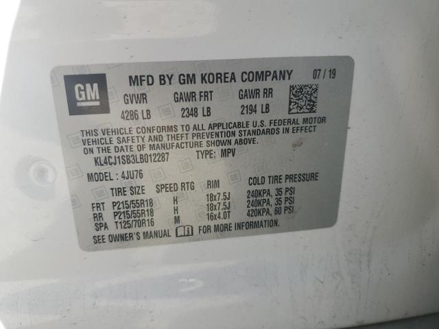 2020 BUICK ENCORE SPO KL4CJ1SB3LB012287