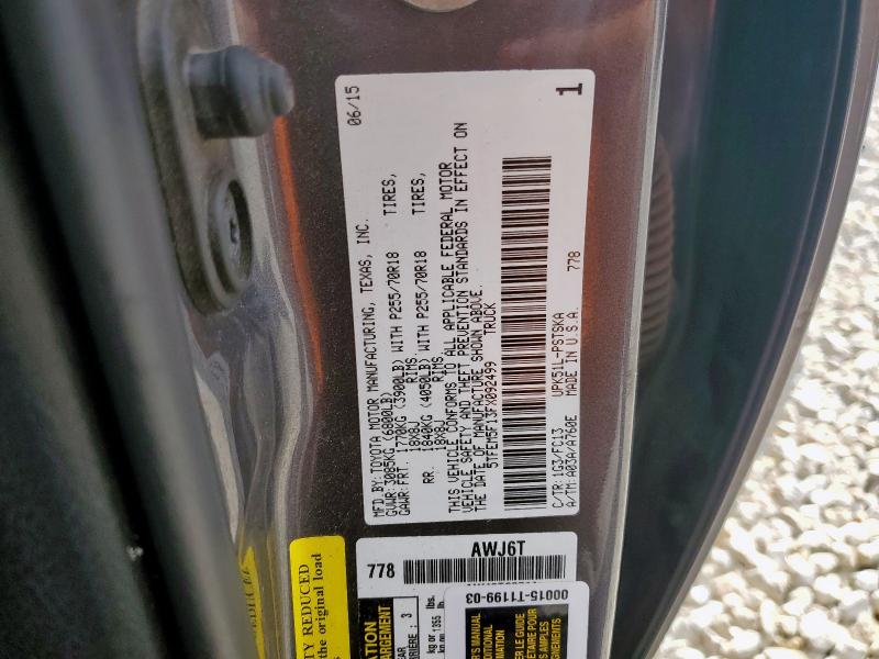 2015 TOYOTA TUNDRA CREWMAX SR5 5TFEM5F13FX092499