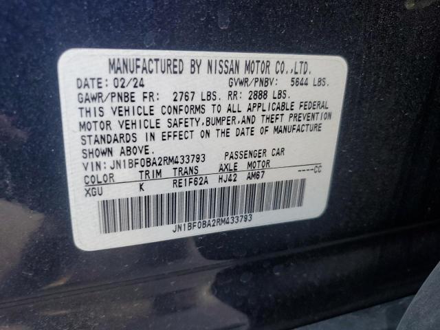 2024 NISSAN ARIYA EVOL JN1BF0BA2RM433793