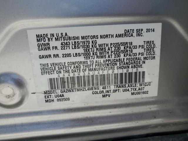 2015 MITSUBISHI OUTLANDER 4A4AR3AU4FE011018