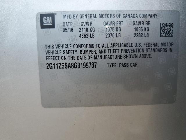 2016 CHEVROLET IMPALA LS 2G11Z5SA8G9199787