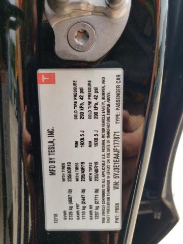 2018 TESLA MODEL 3 5YJ3E1EA4JF177871