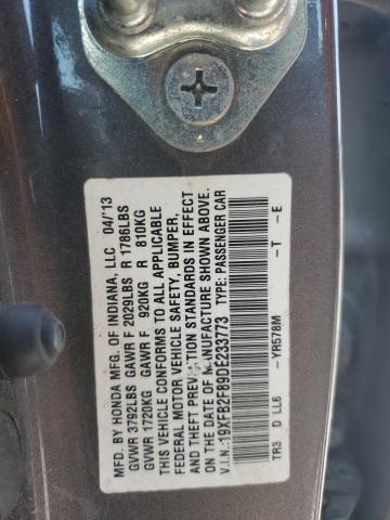 2013 HONDA CIVIC EX - 19XFB2F89DE233773