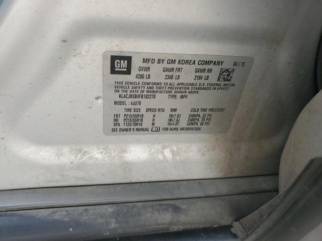 2015 BUICK ENCORE CON KL4CJBSB4FB182278