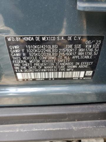2024 HONDA HR-V LX 3CZRZ1H31RM709932