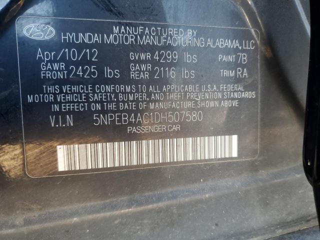 2013 HYUNDAI SONATA GLS - 5NPEB4AC1DH507580