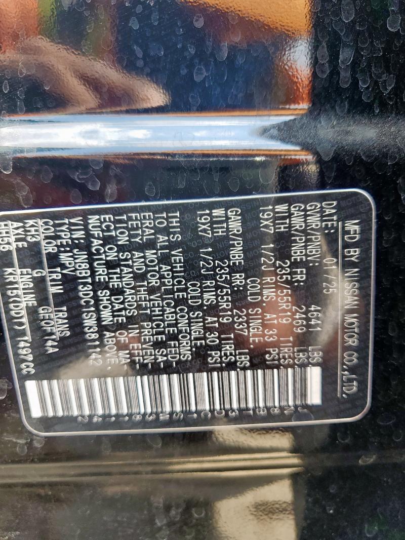 2025 NISSAN ROGUE PLAT JN8BT3DC1SW381142