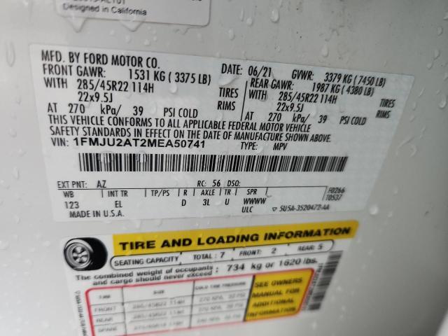 2021 FORD EXPEDITION - 1FMJU2AT2MEA50741