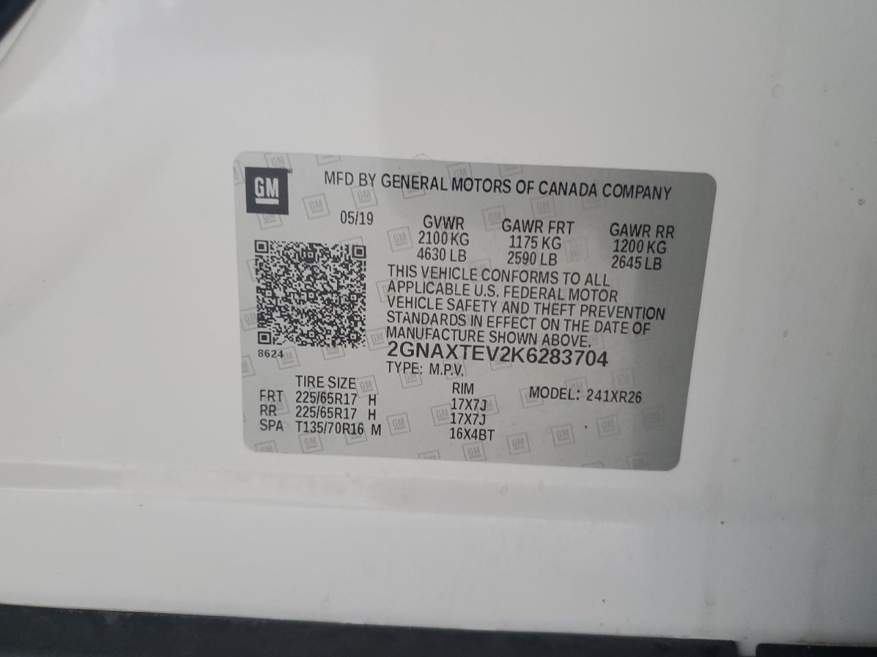 CHEVROLET EQUINOX LT