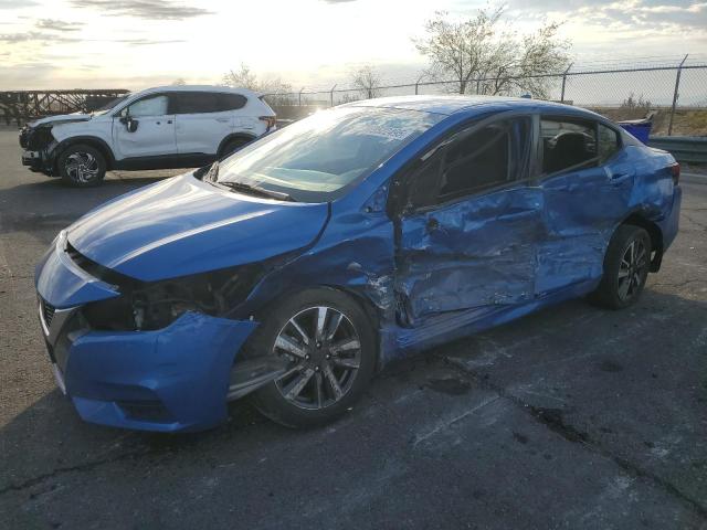 NISSAN VERSA SV 2020 blue  gas 3N1CN8EV4LL876436 photo #1