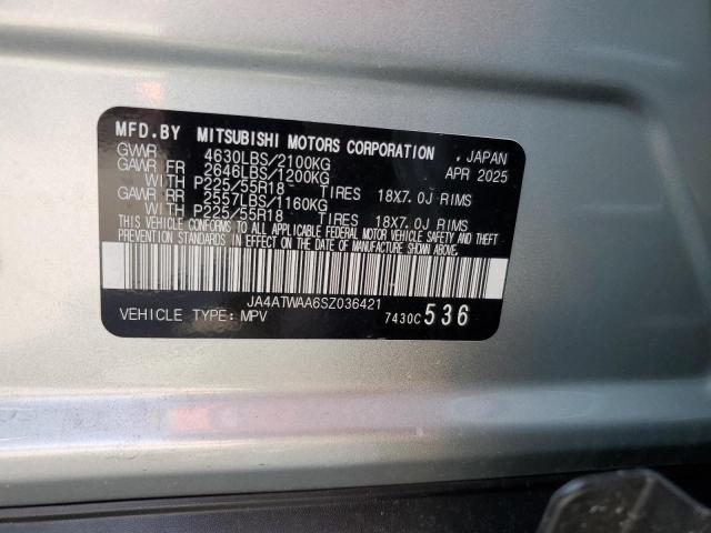 2025 MITSUBISHI ECLIPSE CR JA4ATWAA6SZ036421