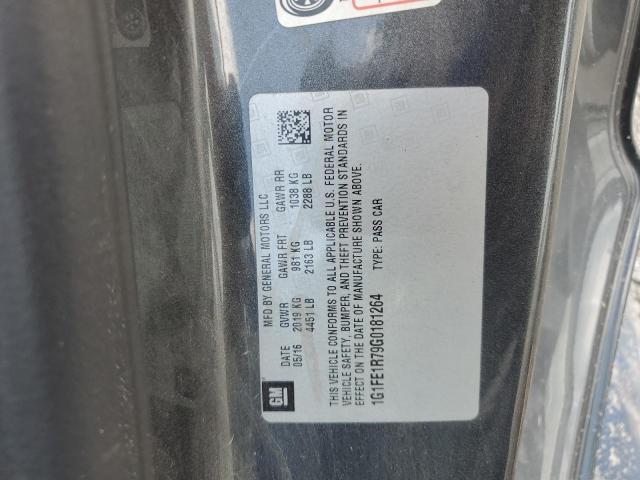 2016 CHEVROLET CAMARO SS 1G1FE1R79G0181264
