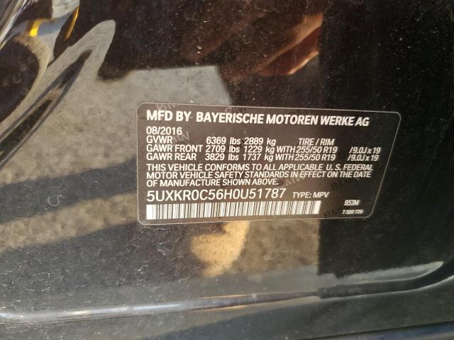 2017 BMW X5 XDRIVE35I 5UXKR0C56H0U51787